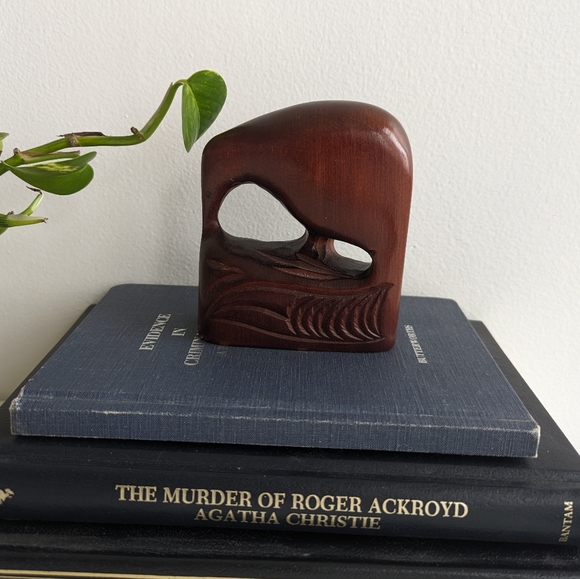Wooden New Zealand Kiwi bird figurine - Picture 9 of 11